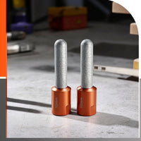 2 Pieces Diamond Grinding Head Precision Diamond Grinding Bit with M10 Thread Abrasive Tool High Wear Resistance Long-Lasting