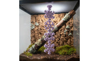 Easy to Install Adhesive Cloud Ladder Space-Saving Terrarium Climbing Perch Pet-Safe for Gecko Keepers, Vivarium