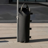 Cylindrical Sandbag Weight Bag Black Weight Bag with Handles Portable Sandbag with Handle Reusable for Event Planners, Canopy Anchoring
