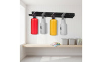 2 Pieces Spray Bottle Holder Space Saving Spray Bottle Storage Rack Car Detailing Supply Organizer Easy to Install for Workshop