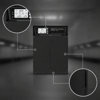 Programmable Timer Automatic Chicken Door Light Sensing Chicken Coop Door with Solar Panel Waterproof for Poultry Farmers