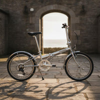 20 Inch Folding Bike Fenders Polished Finish Stainless Steel Bike Mudguards Full Coverage Cycle Fenders for Commuters