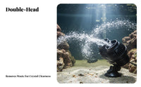 Aquarium Water Circulator Quiet Fish Tank Circulation Pump Strong Suction Mount Aquarium Current Pump
