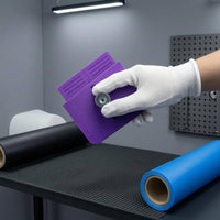 Measurement Markings Vinyl Film Cutting Tool Textured Surface Film Cutting Guide Molded Plastic Edge Trimming Guide Metal Screw Fastener