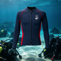 3mm Diving Suit Quick Dry Neoprene Wave-Riding Suit Sun Protection Snorkeling Wetsuit Set for Surfing, Swimming