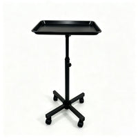 Salon Tray Cart Space Saving Service Cart Stable Trolley for Hair Stylists, Nail Technicians, Beauty Parlors