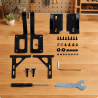 Printer Hinge Kit Heavy-Duty Hinge with Installation Tools   Hardware for Workspace Upgrade