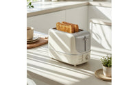 2-Slice Toasting Appliance High-Lift Automatic Toasting Appliance Easy to Clean for Kitchen, Apartment