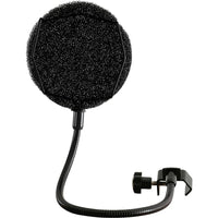 Microphone   Filter   Plosive Screen Adjustable Wind Screen with Gooseneck Clip Arm Universal for Vocalists