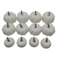 12 Pieces artificial pumpkins Autumnal Pumpkins Indoor and Outdoor Fake Pumpkin for Party Planners, Halloween, Table Centerpiece