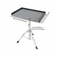 Wooden Percussion Work Table Drum Accessory Table Shielded Edge Percussion Tray Stand  Stage