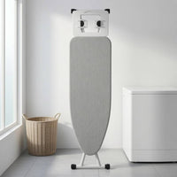Metal Frame Folding Ironing Board Padded Foldable Ironing Board Anti-Slip Feet Compact Storage