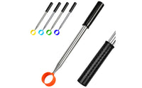 Golf Ball Retriever with Telescopic Rod Long Reach Stainless Steel Golf Ball Retriever Extendable Sturdy for Golfers