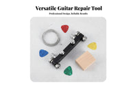 Guitar Nut and Saddle Sander Precise Control Guitar Nut Sander Sanding Jig Steel Bearing-Bearing Rollers Aluminum Alloy Frame