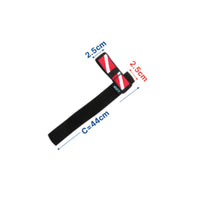 Side-Mount Tank Band Black   Tank Band Lightweight Dive Cylinder Strap for Technical Divers