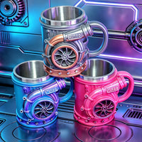 Turbocharger Mug V8 Engine Resin Craft Mug