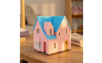 1/64 Model Villa Mini Villa Model Decorative Dollhouse for Collectors, Hobbyists