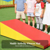 Triangular Slope Pad Firm-Density Foam Incline wedges Mat Child Tumbles wedges for Young Children, Beginners