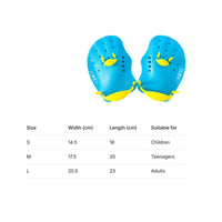 Contoured Swim Training Hand Paddles Adjustable Swimming Hand Paddles Long-Lasting Gear High-Performance for Swimmers