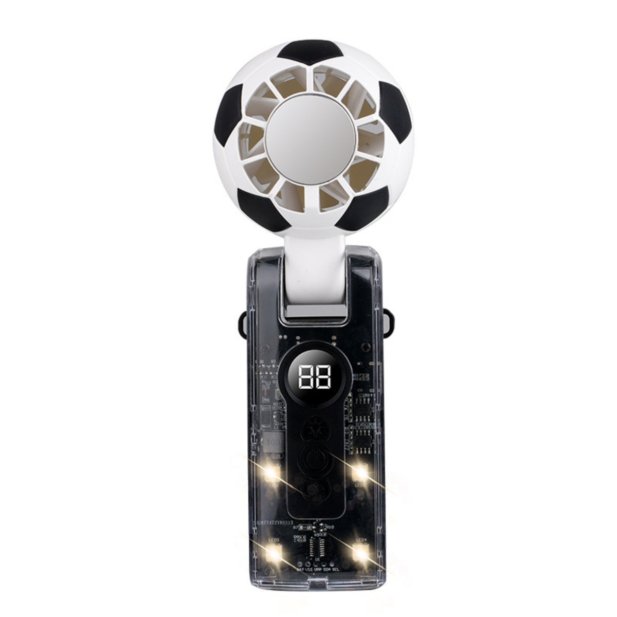 Portable Fan with Soccer Design Handheld for Commuters