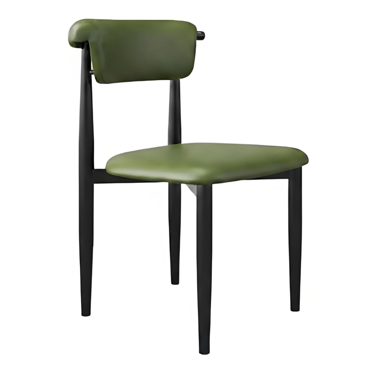 French Retro Design Upholstered Low-Back Chair Solid Wood Legs Textile Dining Chair Wabi-Sabi Aesthetic Accent Seating Modern Minimalist Design for Interior Designers, Restaurant Owners, Kitchen, Living Room, Home Office, Bedroom