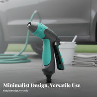 Heavy Duty High Pressure Water Leak-Proof Metal Car Wash Nozzle 360° Rotating Head for Gardeners