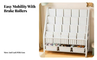 book display unit with Toy Bins Multifunctional Kids Shelving Unit with Bins for Parents