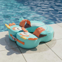 Adjustable Harness Underarm Swimming Loop Splash Guard Non-Inflatable Baby Buoyancy Aid Anti-Flip Design Baby Chest Buoyancy Aid High Buoyancy for Infants, Babies, Toddlers, Beach