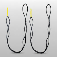 2 Pieces Shock-Absorbing Bungee Dock Line Stretchable Elastic Mooring Rope Stretchy Boat Rope with Loops Adjustable for Boaters, Rafting