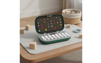 Educational 7-Mode Rhythm Toy Piano Easy to Use Music Rhythm Game Machine Lights and Sounds Portable Pocket Piano Realistic Sound for Children