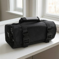 Makeup Organizer Bag with Detachable Compartments Waterproof Rollcosmetic Organizer Bag Lightweight Cosmetic Case for Journeyers