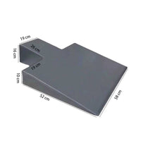 Pilates Reformer Box Wedge High Density Foam Pilates Wedge Block Non-Slip Exercise Equipment for Women