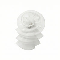 Textile Flower Translucent Flower Applique Three-Dimensional for Crafters