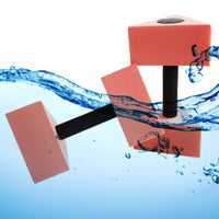 Triangular Water Dumbbell Lightweight EVA Foam Water Dumbbell Compact Aquatic Exercise Dumbbells for Swimmers