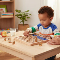 Early Learning Educational 100 Board Includes Storage Bag Wooden Hundred Board Math Toy for Preschoolers, Homeschool