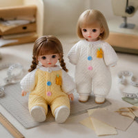 Ugly Doll Jumpsuit for 20cm Cotton Dolls, Cute Standing/Sitting Pose Outfit Set