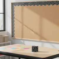 Black and White Border Sticker Creative Design Wavy Border Wall Sticker