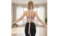Thick Foam Padding Shoulder Opening Stretching Bar Quick Setup Posture Corrector Stick Rust-Proof Back Stretcher Waterproof for Dancers, Kids, Home Gym