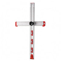 Multifunction Combination Angle Ruler Aluminum Alloy Positioning Ruler Central Adjustment Knob Marking Gauge Tool Engraved Markings