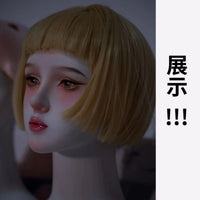 Unpainted Mannequin Head with Shoulders for Hair Styling Practice