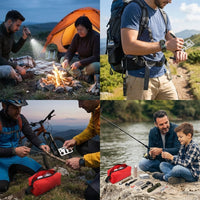 Outdoor Adventure Tool Kit Multi-Functional Tools Outdoor Adventure Gift Set Complete Emergency Gear for Campers, Anglers, Camping, Hiking