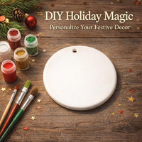 Sublimation Blank Christmas Ornament DIY Hanging Baubles for Heat Transfer Crafting