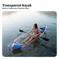 Sit-on-Top Fishing Kayak Unibody Construction Single-Person Kayak Sturdy Paddling Boat for Anglers, Aquatic Activities Aficionados, Lakes, Waterways