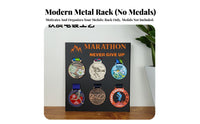Endurance Event Medal Display Stainless Steel Desktop Medal Display Stand Tabletop Home Decor Decoration for Cyclists, Runners, Desk, Living Room