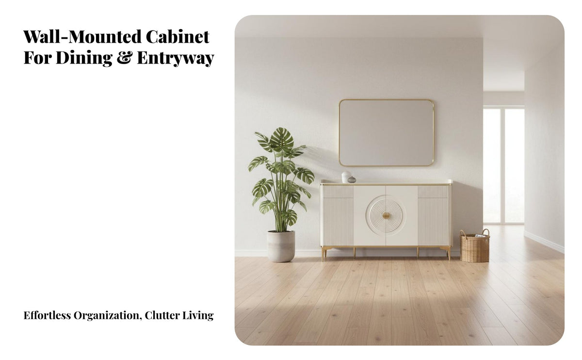 Large Capacity Hallway Storage Sideboard Multi-Functional Modern Entryway Console Space-Saving Hidden Shoe Storage Cabinet Long-Lasting Construction for Apartment Dwellers, Homeowners, Design Enthusiasts, Foyer, Mudroom, Living Room, Bedroom