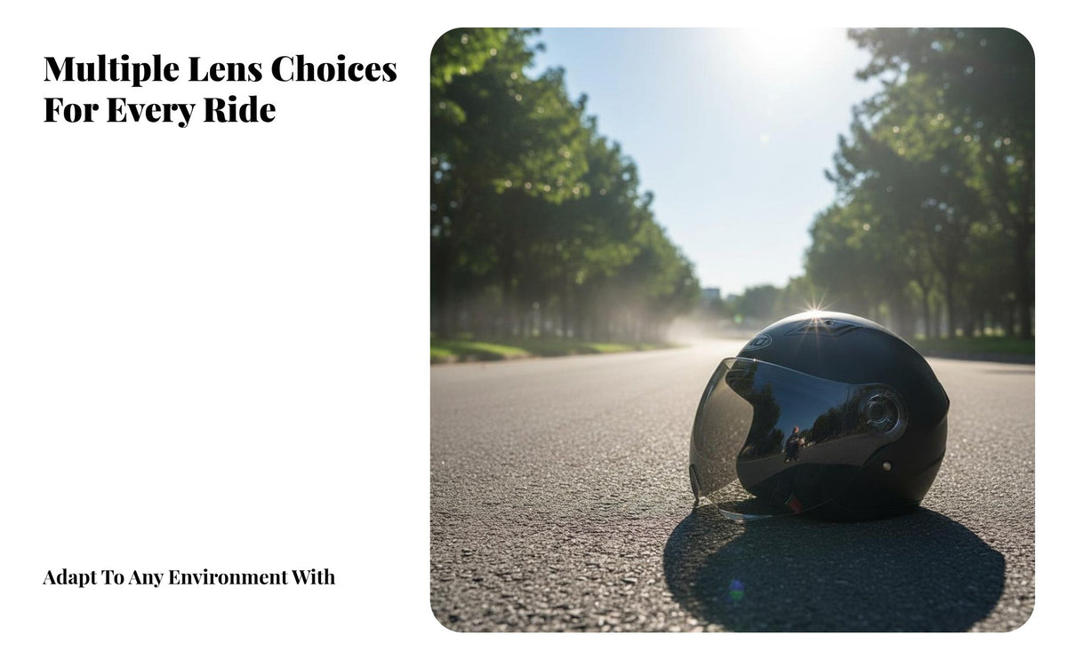 Anti-Fog Motorcycle Helmet Visor Protection Replacement Helmet Visor Windproof Crystal Clear