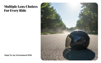 Anti-Fog Motorcycle Helmet Visor Protection Replacement Helmet Visor Windproof Crystal Clear