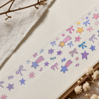 Cai Cai Xuan Xuan Winter Salt Series Butterfly Star PET Washi Tape