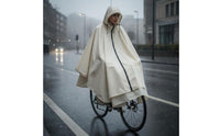 Zipper Rain Poncho Lightweight Zipper-Front Rain Poncho Compact Portable Hooded Raincoat for Cyclists, Hikers, Biking, Outdoor, Hiking