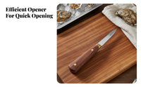 Bivalve Shucking Heavy Duty Bivalve Non-Slip Grip Scallop Prying Tool for Seafood Lovers, Chefs, Seafood Bar, Dinner Parties, Outdoor Gatherings
